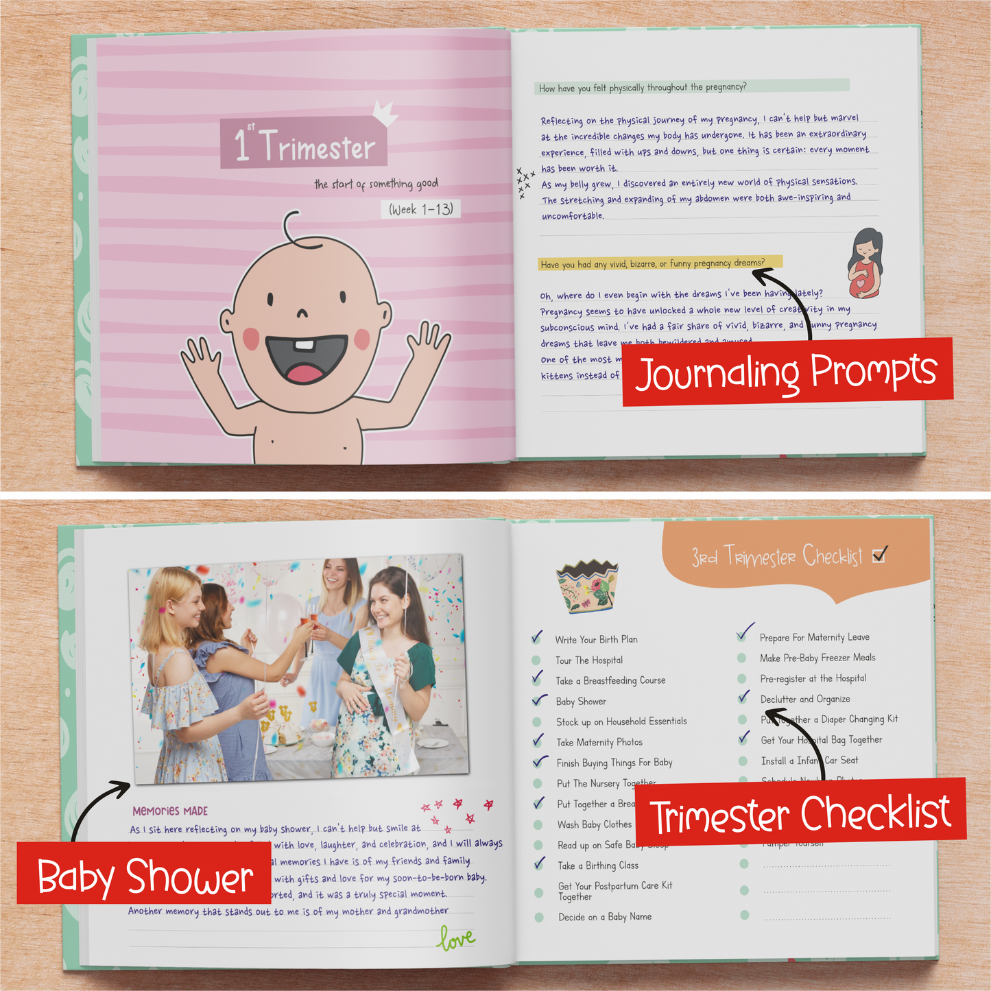 Little Miracle : 40 Weeks Pregnancy Journal to Record your Pregnancy